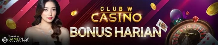 Bermain di casino club w mendapatkan bonus harian.